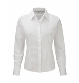 Russell Collection Ladies L/SL Poplin