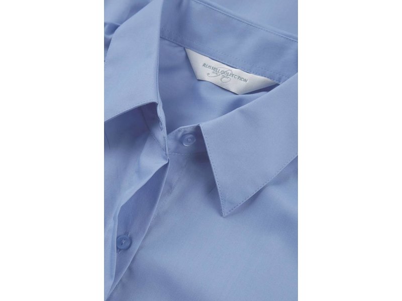 Russell Collection Ladies L/SL Poplin