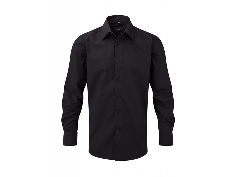 Russell Collection Men's L/SL Poplin Blouse