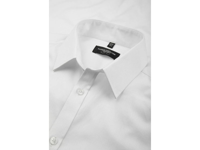 Russell Collection Men's LS Herringbone Blouse