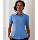 Russell Collection Short Sleeve Poplin Blouse