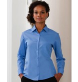 Russell Collection Long Sleeve Poplin Blouse