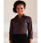 Russell Collection Tailored Blouse with 3/4 Sleeves