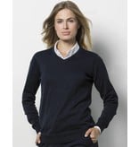 Kustom Kit Womens Arundel V-Neck Sweater