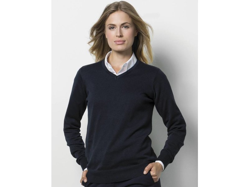 Kustom Kit Womens Arundel V-Neck Sweater