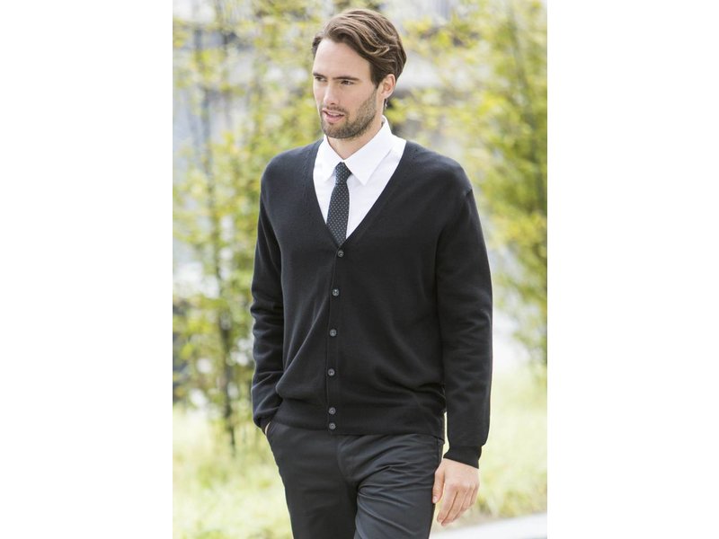 Henbury Men's Lightweight V Cardigan