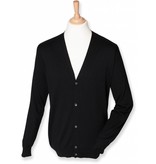 Henbury Men's Lightweight V Cardigan