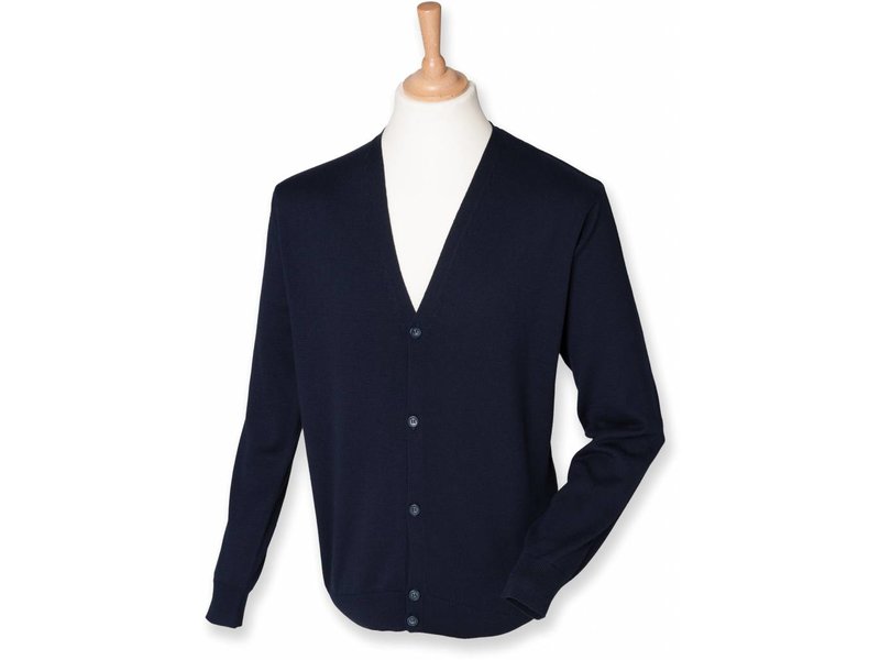 Henbury Men's Lightweight V Cardigan