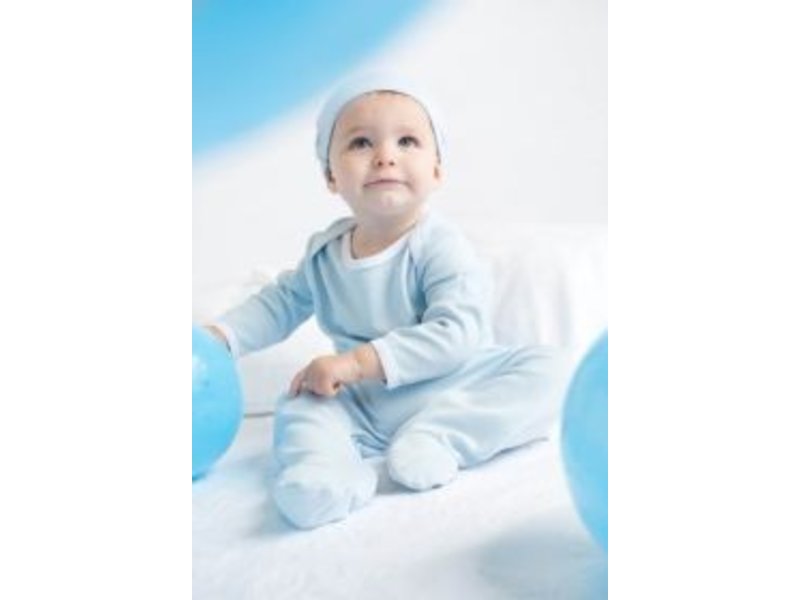 Larkwood Contrast Long Sleeved Sleepsuit