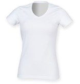 Skinni Fit | SK122 | Ladies' Feel Good V-neck T-shirt