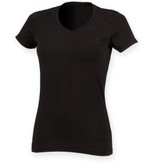 Skinni Fit | SK122 | Ladies' Feel Good V-neck T-shirt