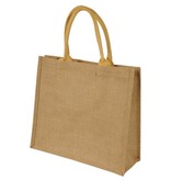 Shugon Chennai Short Handled Jute Shopper Bag Natural