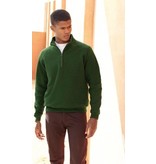 Fruit of the Loom Zip Neck Sweater