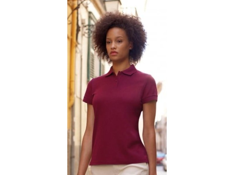 Fruit of the Loom Ladies Polo Blended Fabric