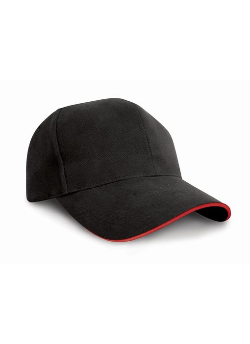 Result Headwear | RC025P | 390.34 | RC025P | Sandwich Brushed Cotton Cap