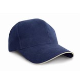 Result Headwear Sandwich Brushed Cotton Cap