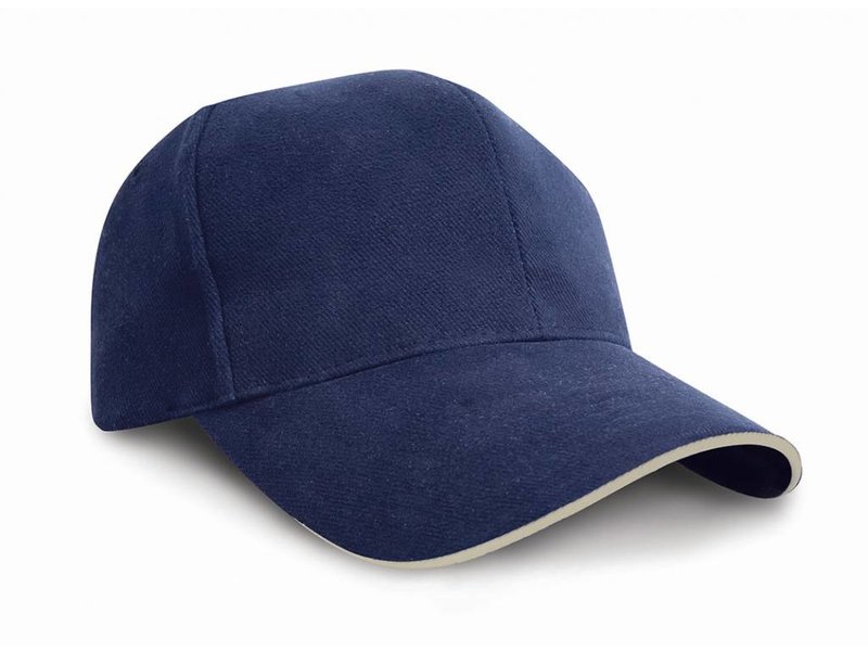 Result Headwear Sandwich Brushed Cotton Cap