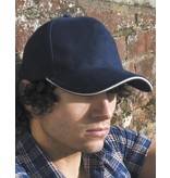 Result Headwear Sandwich Brushed Cotton Cap