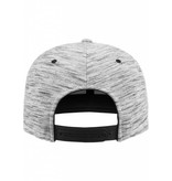 Urban Classics Stripes Melange Crown Snapback Black/ Grey