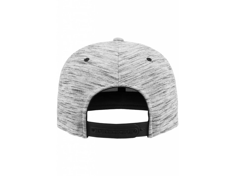 Urban Classics Stripes Melange Crown Snapback Black/ Grey