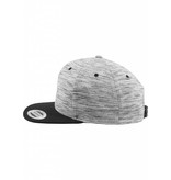 Urban Classics Stripes Melange Crown Snapback Black/ Grey