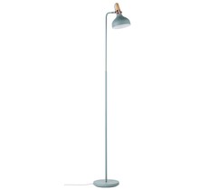 Neordic Juna floor lamp max.1x20W E14 soft green/copper/wood 230V metal/wood