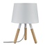 Paulmann Neordic Berit table lamp max.1x20W E27 white/wood 230V fabric/wood/metal