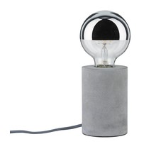 Neordic Mik table lamp round max.1x20W E27 gray 230V concrete