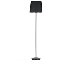 Neordic Enja floor lamp max.1x20W E27 black/copper 230V fabric/marble/metal