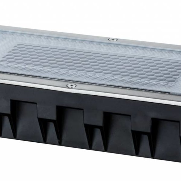 Bodeneinbauleuchten-Set Solar Box LED Edelstahl, 1er Set