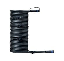 Plug & Shine cable IP68 10m black with five connection sockets