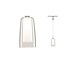 Paulmann URail LED Pendulum Arido II 5W GU10 matt chrome with clear and satin glass