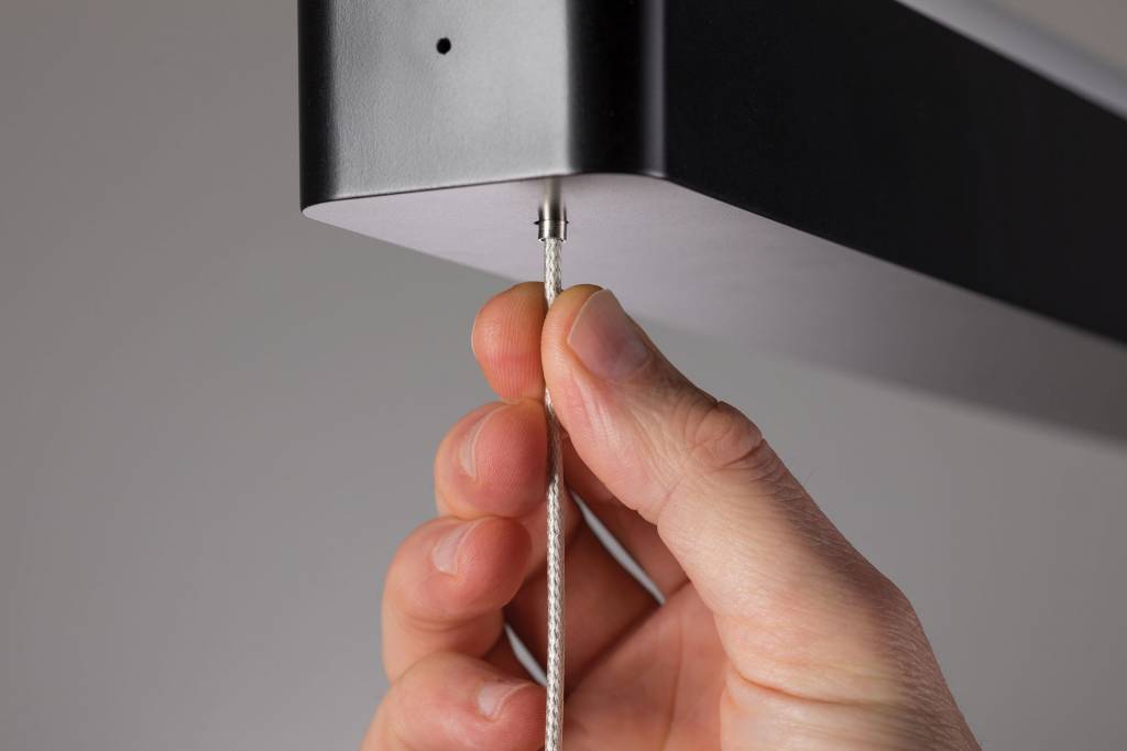 LED Pendelleuchte Lento 42W Schwarz dimmbar höhenverstellbar