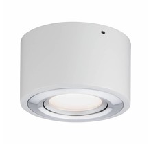 LED ceiling light Argun 1-bulb 4.8W matt white/brushed aluminum