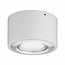 Paulmann LED ceiling light Argun 1-bulb 4.8W matt white/brushed aluminum