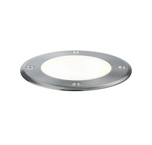 Plug & Shine recessed floor light IP67 3000K 38° 6W 24V silver swiveling