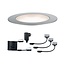 Paulmann Plug & Shine recessed floor light Floor Eco IP65 3000K 3x1W 24V silver