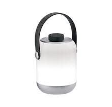 Mobile table lamp Clutch IP44 matt chrome dimmable, battery operated
