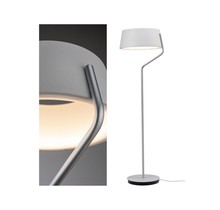 LED floor lamp Belaja 22W white/matt chrome dimmable