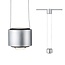 Paulmann URail pendant Aldan 1x13W matt chrome/black 230V metal/plastic dimmable