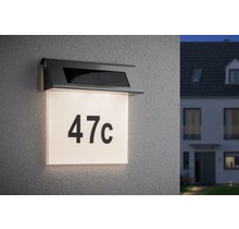 Special solar house number light IP44LED 1x0.2W stainless steel/white stainless steel/acrylic