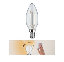 LED candle 2.5W E14 clear 230 V 3-stage dimmable