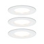 Paulmann EBL Set Nova Coin 3-stepdim rd rigid LED3x6.5W 2700K 230V matt white/aluminium