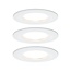 Paulmann EBL Set Nova Coin round rigid LED 3x6.5W2700K 230V white matt/aluminium