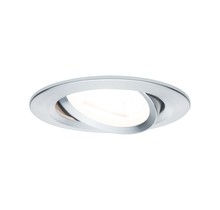 EBL Set Nova round swiveling LED 1x6.5W2700K 230V GU10 51mm Alu ged/Alu