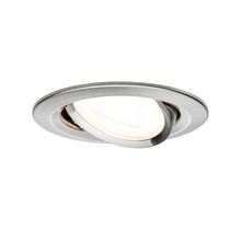 EBL Set Nova round swiveling LED 1x6.5W2700K 230V GU10 51mm iron brushed/aluminium