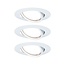 Paulmann EBL Base round swiveling LED 3x5W 230VGU10 51mm matt white/metal