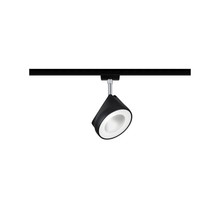 URail Spot Arena 1x15W black matt/chrome 230V metal 4000K dimmable