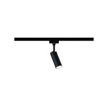 URail Spot Tubo 1x5W black matt/chrome 230V metal 4000K not dimmable