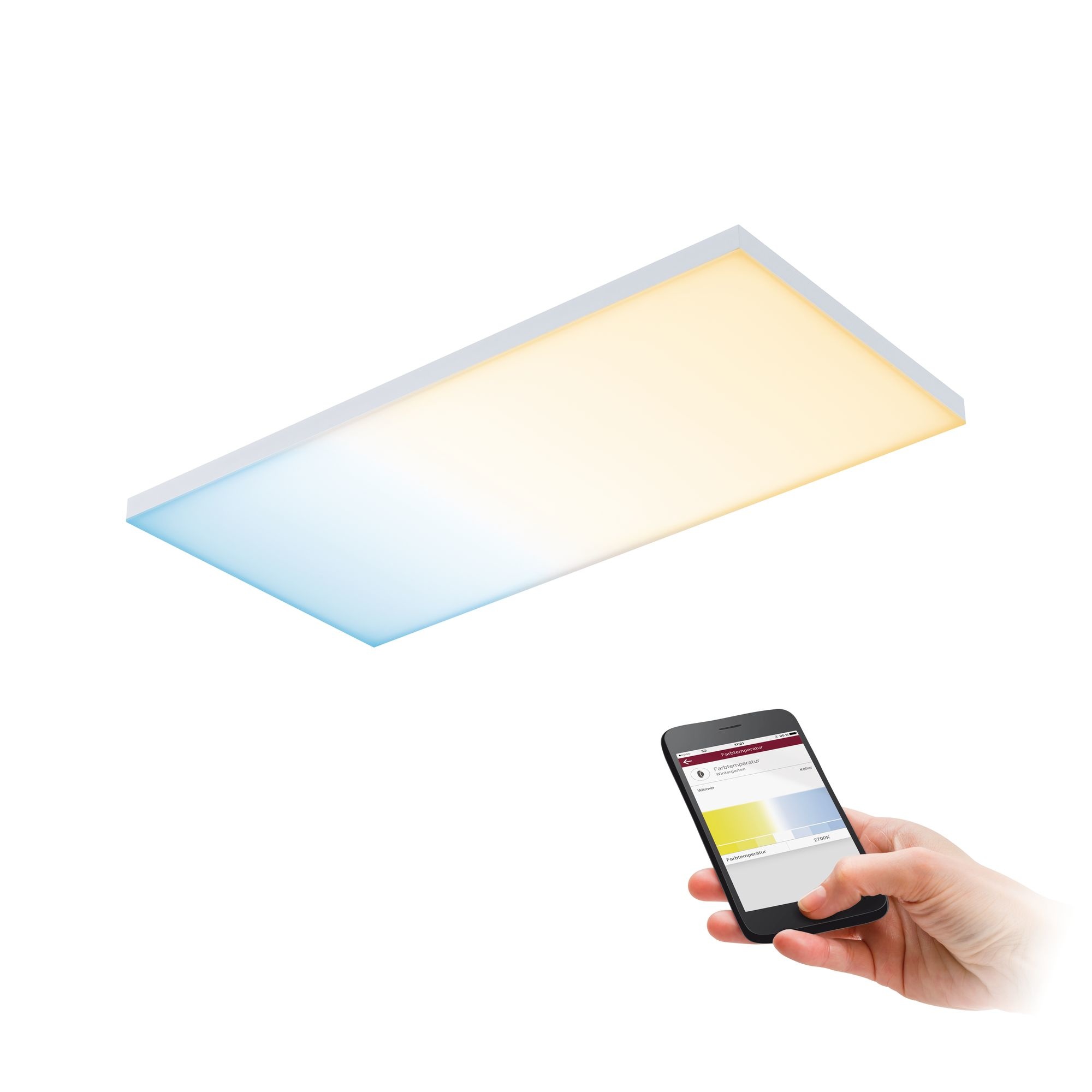 LED Panel Velora SmartHome Zigbee Weiß 600x300mm White W 15,5 matt Tunable
